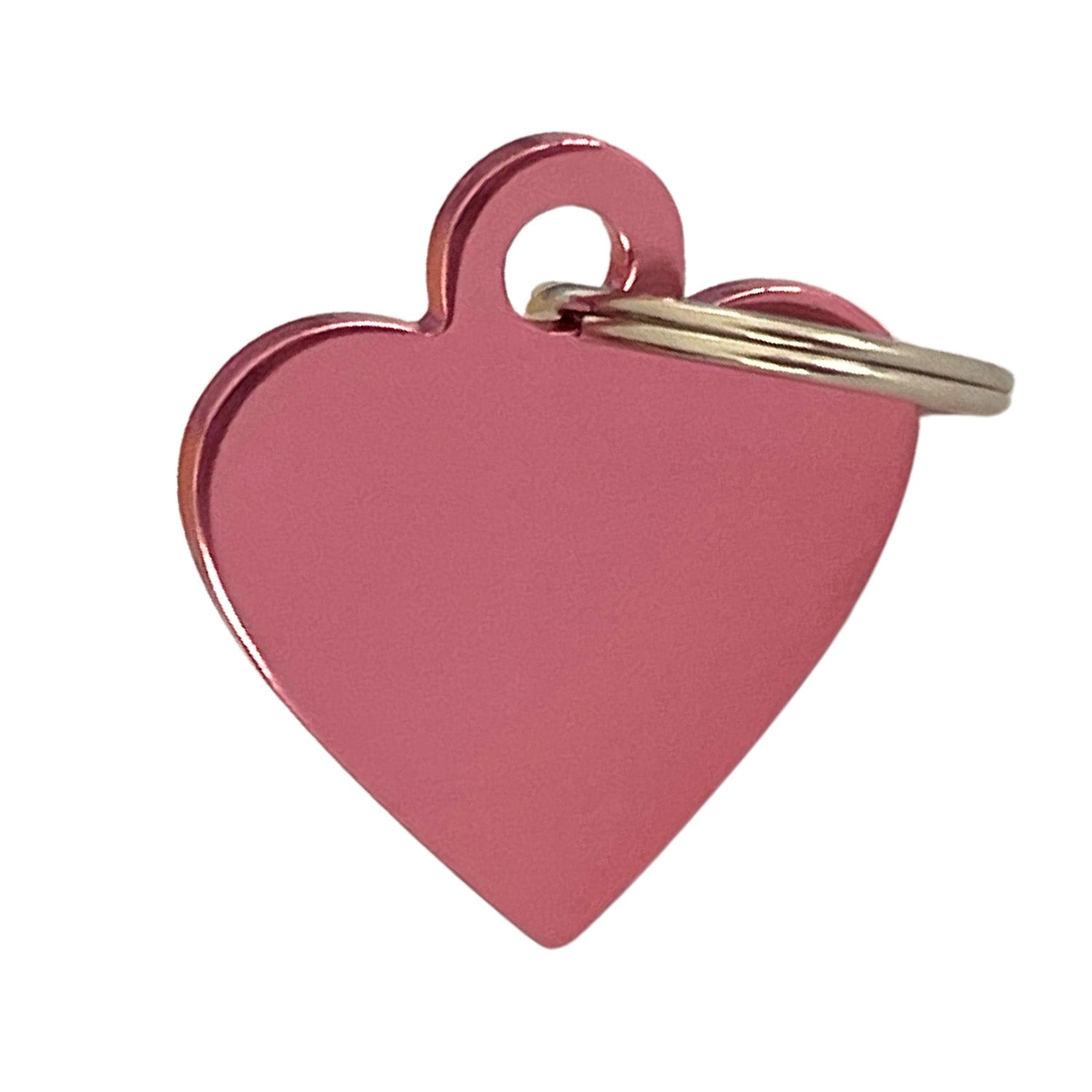 Fetching Ware Small Aluminium Pink heart Dog I.D. Tags 2F2B